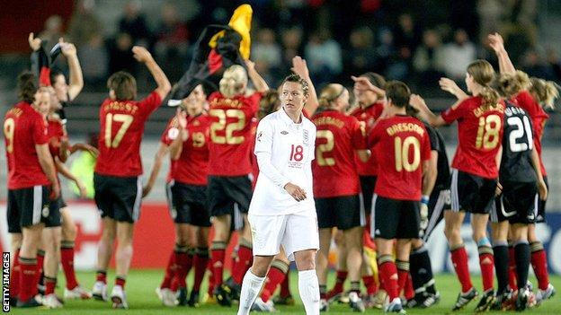 England lose to Germany in 2009 final
