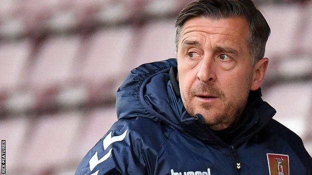 Jon Brady: Northampton Town name interim boss as permanent manager - BBC  Sport