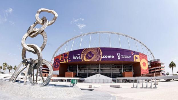 The Khalifa International Stadium in Doha, Qatar