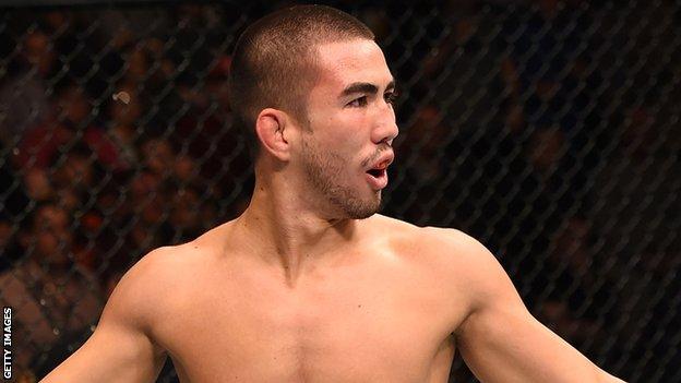 Louis Smolka defeated Irish fighter Paddy Holohan when UFC last visited Dublin in 2015