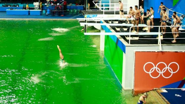 Rio Olympics 2016: Investigation into green diving pool ... - 624 x 351 jpeg 44kB