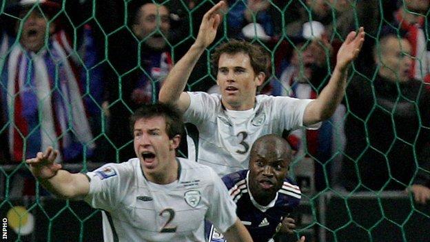 William Gallas scored a controversial goal for France the last time the Republic of Ireland played in Paris
