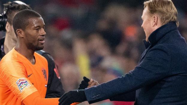 Georginio Wijnaldum: Netherlands manager Ronald Koeman backs midfielder's gesture thumbnail