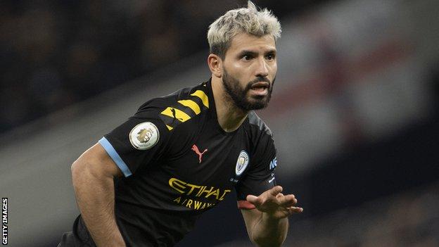 Manchester City's Sergio Aguero