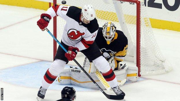 NHL: Brian Boyle scores first hat-trick 
