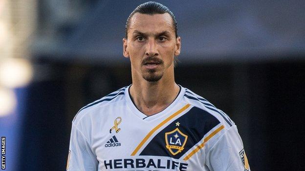 Zlatan Ibrahimovic: LA Galaxy lose 3-2 to Houston to miss out on MLS play-offs - BBC Sport