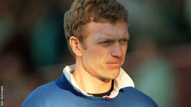 David Moyes in February 1998, shortly after he took charge of Preston