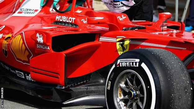 Ferrari sidepod