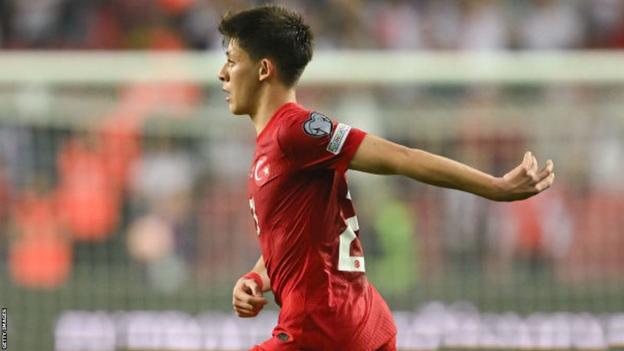 Ardal Guler in action for Turkey