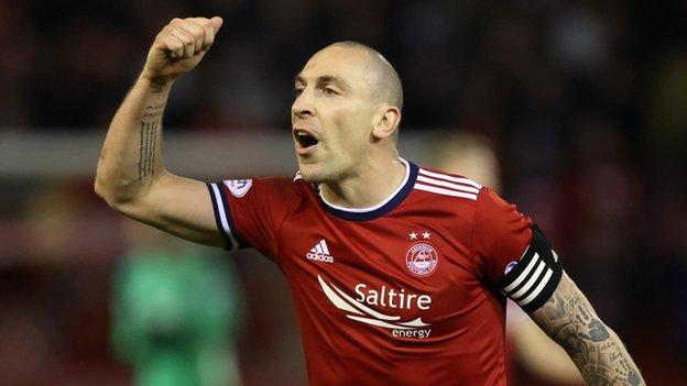 The Aberdeen skipper revelled in the mayhem and was a driving force as the hosts won the midfield battle
