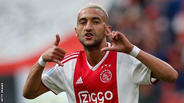 Morocco's Hakim Ziyech named best footballer in Dutch league