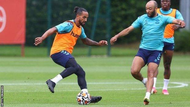 Theo Walcott and Nathan Redmond