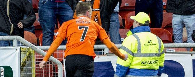 Billy McKay scored his fifth goal of the season against St Johnstone