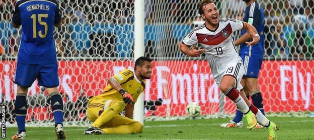 World Cup final hero Mario Gotze is still only 23