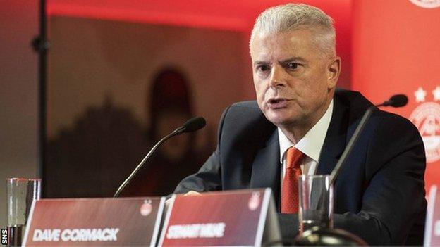 Chairman Dave Cormack's investment group will give Aberdeen a further £2m