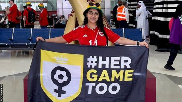 Roopa Vyas à la Coupe du monde