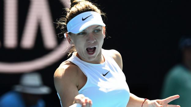 Australian Open: Simona Halep beats Elise Mertens to reach quarter-finals thumbnail