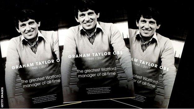 Watford's programme for the Middlesbrough match featured a tribute from chief executive Scott Duxbury