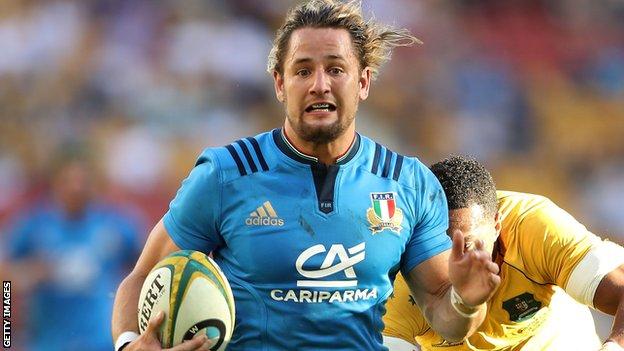 Michele Campagnaro Exeter Chiefs agree to release Italy centre