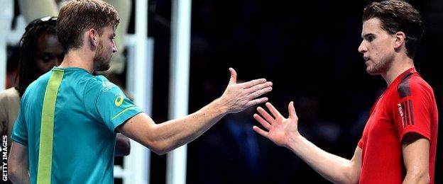 ATP Finals: David Goffin Thrashes Dominic Thiem To Reach Semi-finals In ...