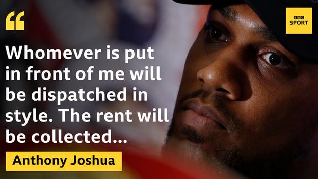 Joshua is seeking to extend his record to 23 fights unbeaten