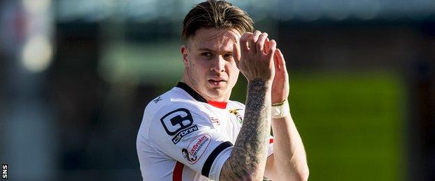 Inverness CT striker Miles Storey