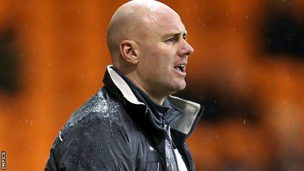 Port Vale manager Rob Page