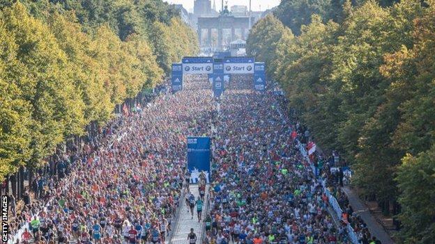 Almost 47,000 ran the Berlin marathon last year