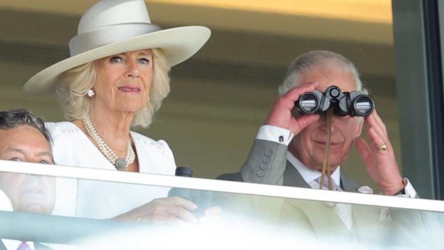 Camilla and Charles at Royal Ascot in 2022