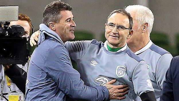 Roy Keane and Martin O'Neill