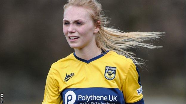 Oxford United Women's defender Rosie Lane