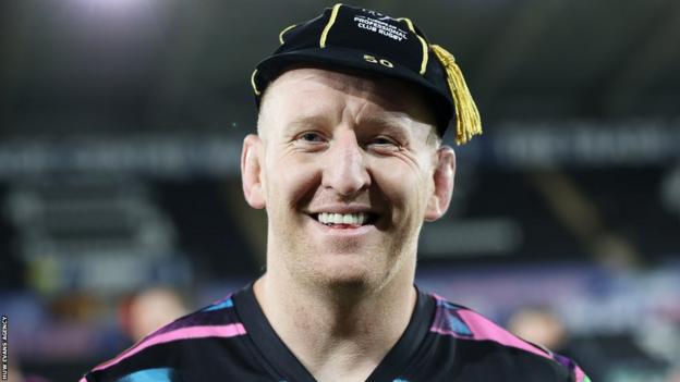Bradley Davies was awarded his 50th Heineken Cup appearance cap when Ospreys faced Montpellier in January 2023