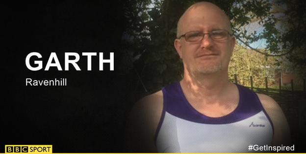Garth Ravenhill, who ran the London Marathon