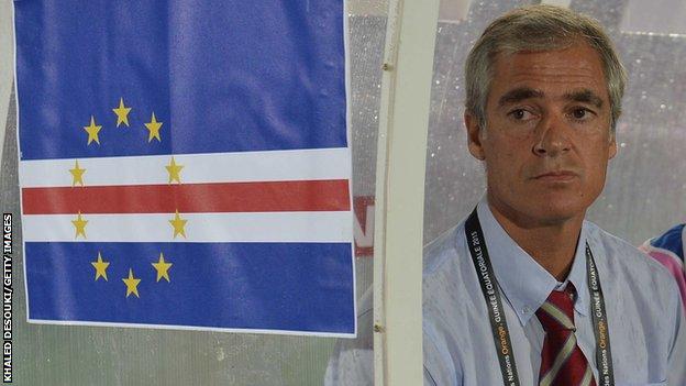 Cape Verde coach Rui Aguas