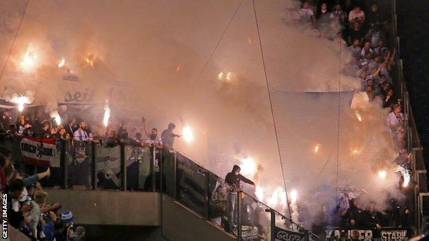 Hertha fans