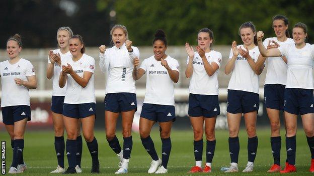 Team GB in training