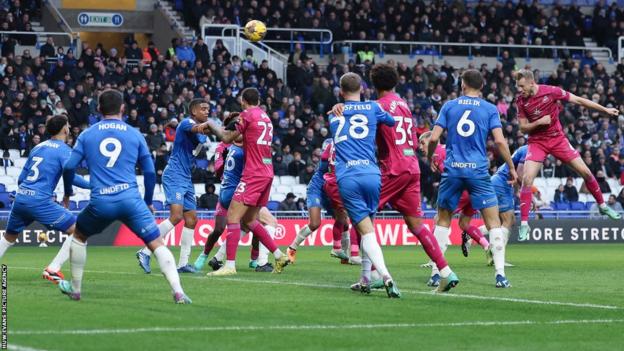 Harry Darling heads Swansea ahead