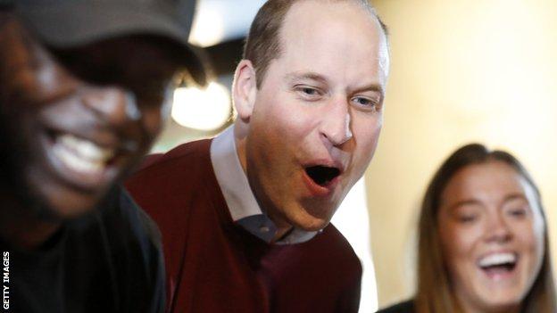 Prince William celebrates