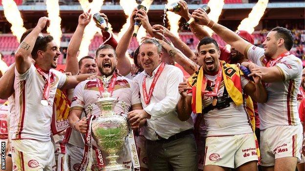 Former England coach Steve McNamara guided Catalans to their first major piece of silverware in his first full season in charge