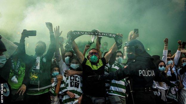 Sporting Lisbon fans