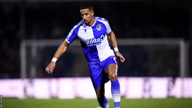 Scott Sinclair playing for Bristol Rovers