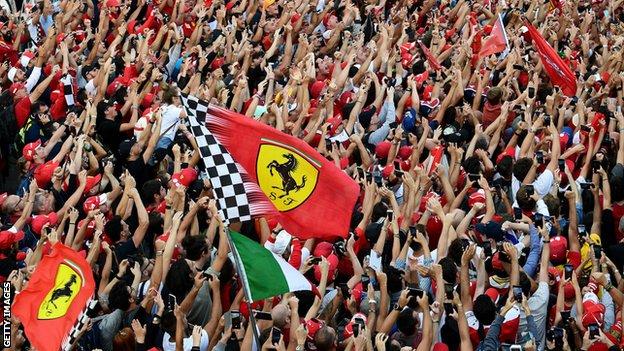 Ferrari celebrate