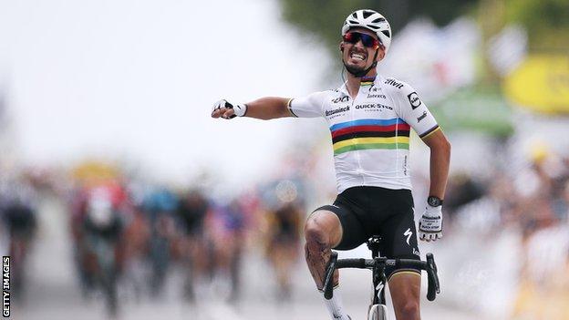 Tour De France 2021: Julian Alaphilippe Wins Crash-Affected Stage One - Bbc  Sport