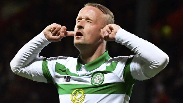 Griffiths scores as Celtic beat Thistle to reach Scottish Cup last 16