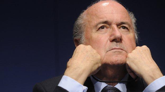 Sepp Blatter has been president since 1998