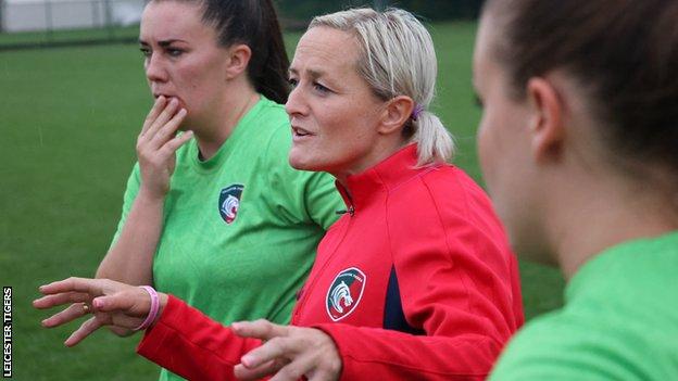 Leicester Tigers leder for kvinnerugby Vicky Macqueen