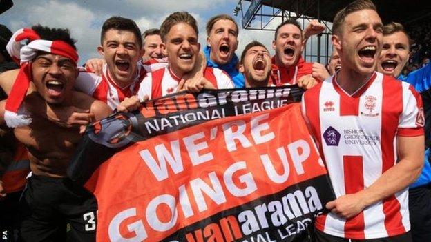 Lincoln City: National League winners target Championship after promotion  celebrations - BBC Sport