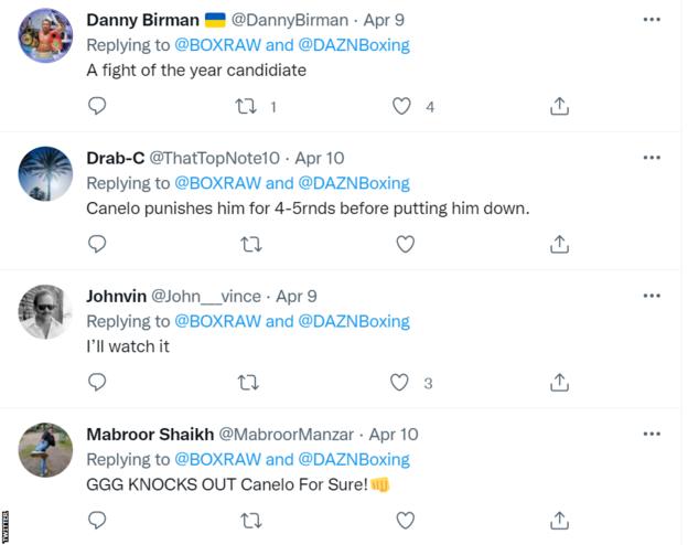 Tweets about Gennady Golovkin v Canelo Alvarez