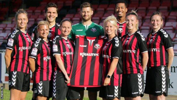 Lewes: English semi-pro club to pay men and women the same - BBC Sport