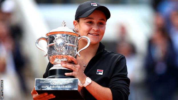 Ashleigh Barty: Women's tennis' world number one wins club ...